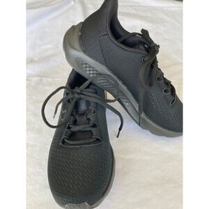 Under‎ Armour Running Shoes Comfort Deluxe System Black Kids Size 6